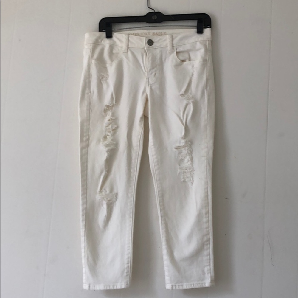 White American eagle jeans size 6